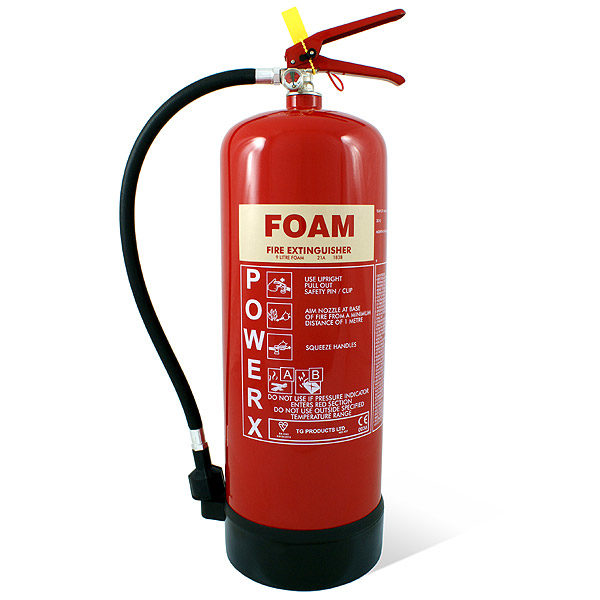 foam fire extinguisher uses